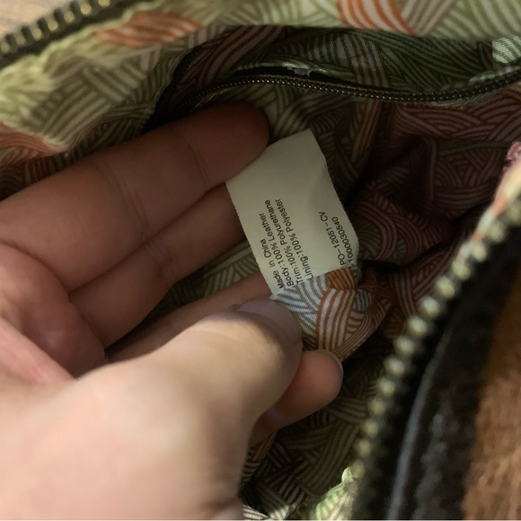 The Sak Metallic Copper Brown Bag Genuine Leather Shoulder Bag - Picture 7 of 7